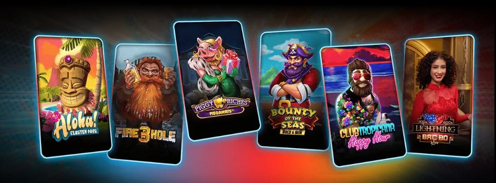 Utforska populära slots och live casinospel i Lucky Fuel spelbibliotek