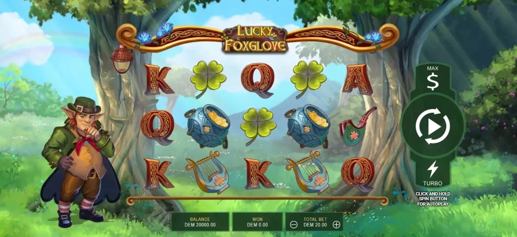 Spela Lucky Foxglove-slot.